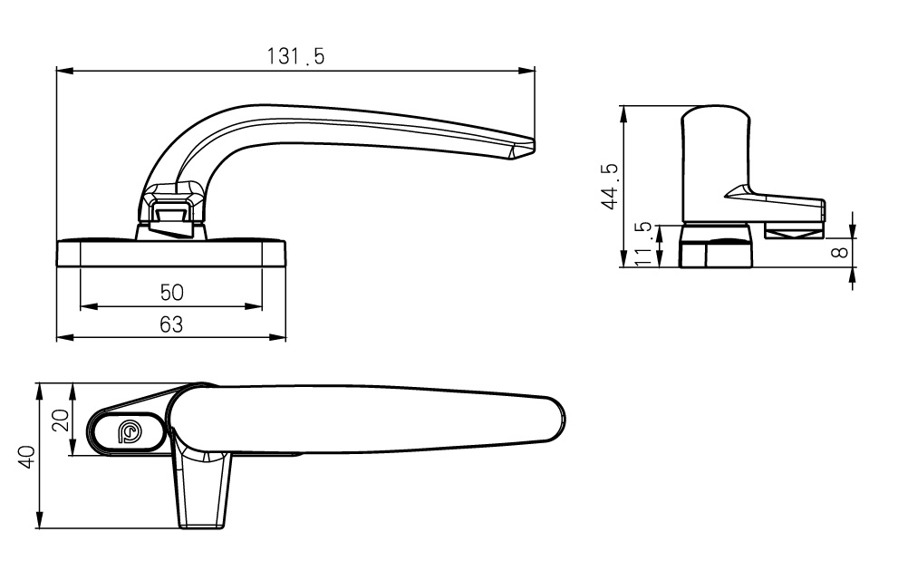 ZY12施壓（yā）執手,七字執手