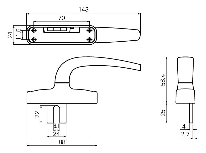 CZH37C撥叉執手（shǒu）